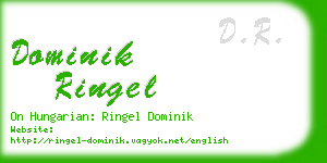 dominik ringel business card